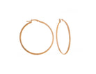 2x30mm Hoop Earrings in 14K Yellow Gold