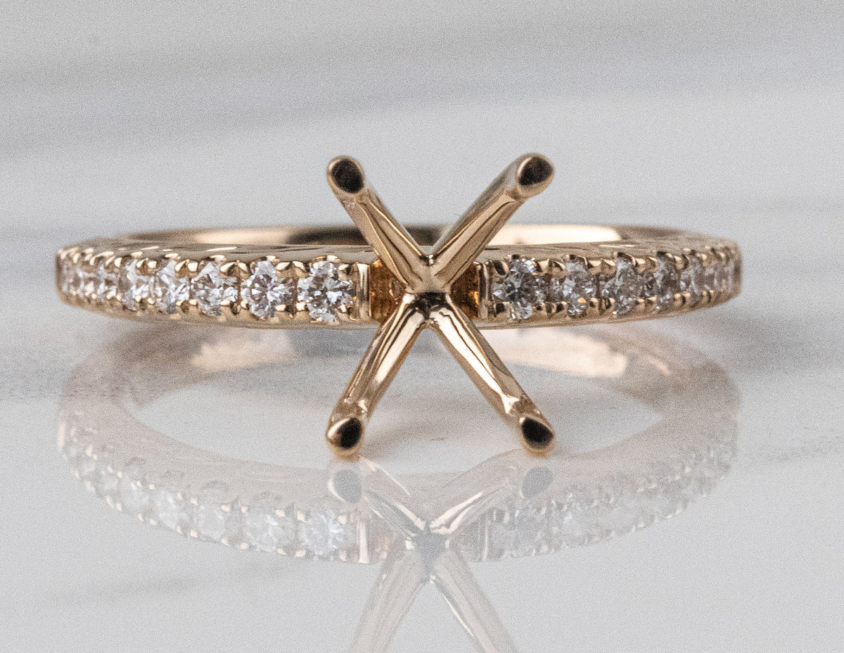 1/5ct. t.w. Diamond Engagement Ring in 14K Yellow Gold