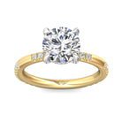 1/4ct. t.w. Diamond Engagement Ring in 14K Yellow and White Gold