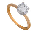 1 1/14ct. t.w. Newborn Lab Created Diamond Engagement Ring in 14K Yellow and White Gold