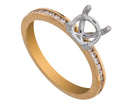 1/5ct. t.w. Diamond Engagement Ring in 14K Yellow Gold