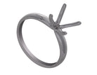 Solitaire Engagement Ring in 14K White Gold
