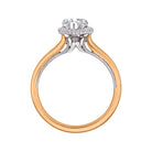 1/5ct. t.w. Diamond Engagement Ring in 14K White and Yellow Gold