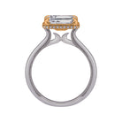 1/10ct. t.w. Diamond Engagement Ring in 14K White and Yellow Gold