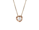 1/4ct. t.w. Kessler 81 Round Diamond Pendant in 14K Rose Gold