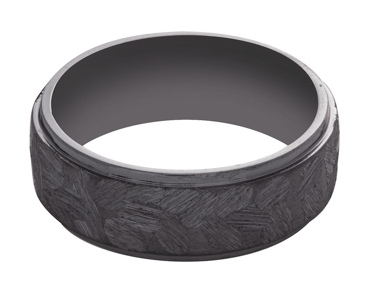 8mm Men's Wedding Band in Tantalum