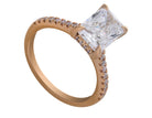 2 3/4ct. t.w. Radiant Cut Newborn Lab Created Diamond Engagement Ring in 14K Yellow Gold