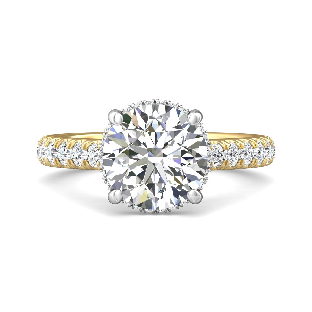 1/2ct. t.w. Diamond Engagement Ring in 14K White Gold
