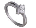 1/4ct. t.w. Diamond 2-Stone Promise Ring in Sterling Silver