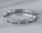 5/8ct. t.w. Marquise Cut Diamond Wedding Band in 14K White Gold
