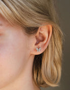 1/5ct. t.w. Diamond Butterfly Earrings in 10K White Gold