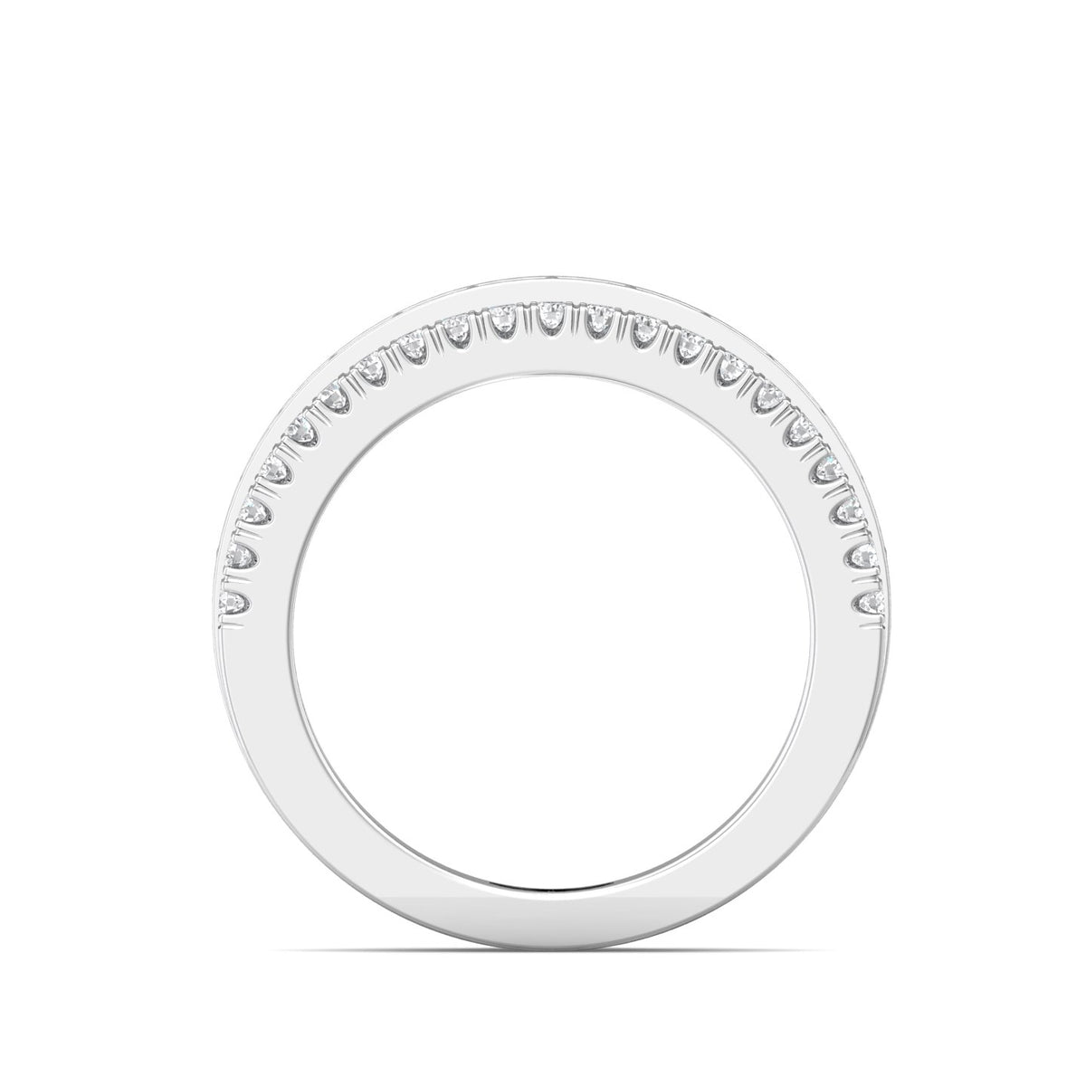 1 1/10ct. t.w. Diamond Wedding Ring in 14K White Gold