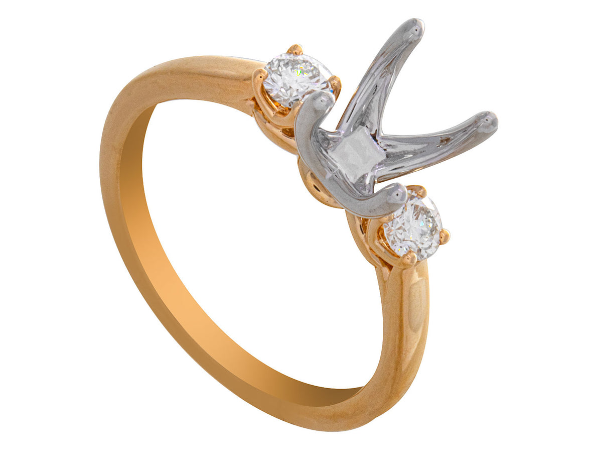 1/4ct. t.w. Diamond Engagement Ring in 14K Yellow Gold