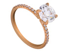 1 2/3ct. t.w. Round Cut Newborn Lab Created Diamond Engagement Ring in 14K Yellow Gold