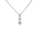 1/4ct. t.w. 3-Stone Diamond Pendant in 14K White Gold