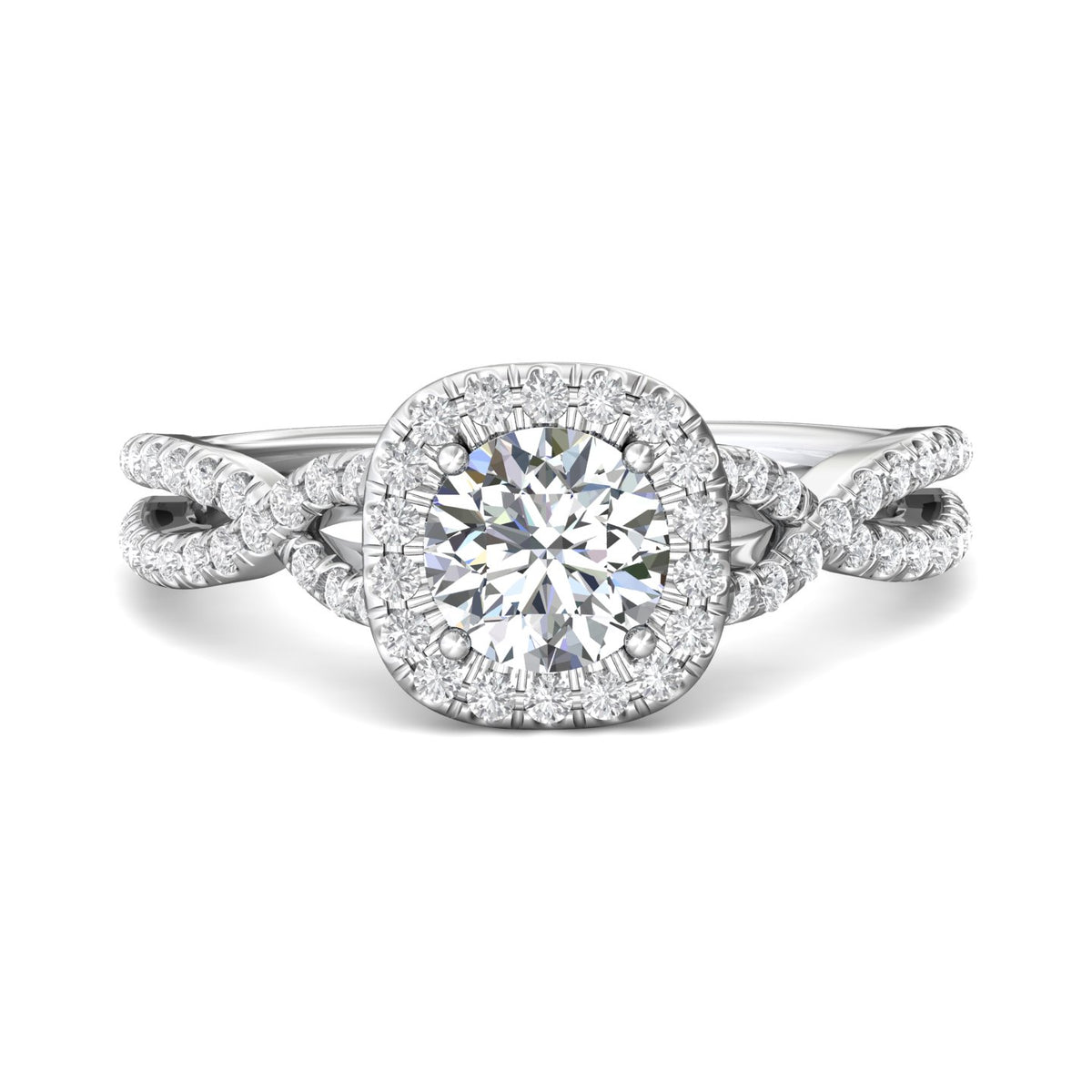 2/5ct. t.w. Diamond Engagement Ring in 14K White Gold