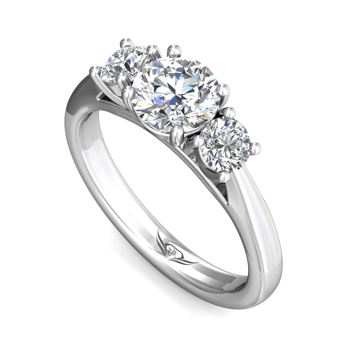 1/2ct. t.w. Diamond Engagement Ring in 14K White Gold