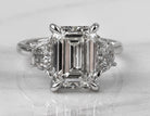6ct. t.w. Emerald Cut Newborn Lab Created Diamond Engagement Ring in 14K White Gold