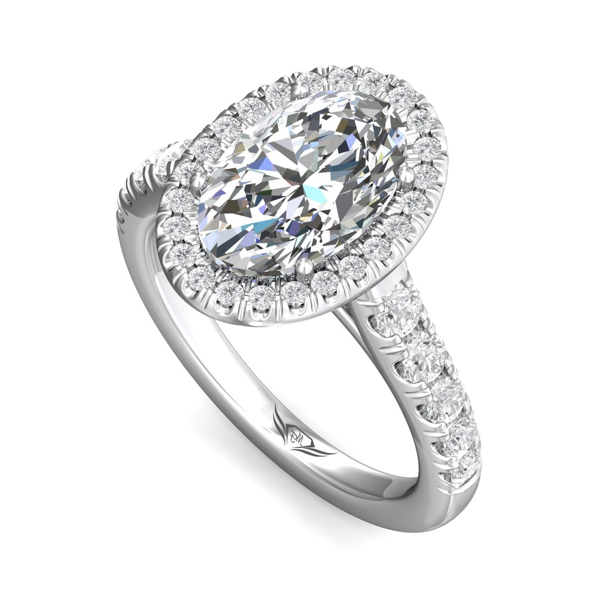 3/4ct. t.w. Diamond Engagement Ring in 14K White Gold