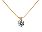 3/4ct. Newborn Lab Created Diamond Pendant in 14K Yellow Gold