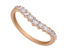 1/2ct. t.w. Chevron Diamond Anniversary Ring in 14K Yellow Gold