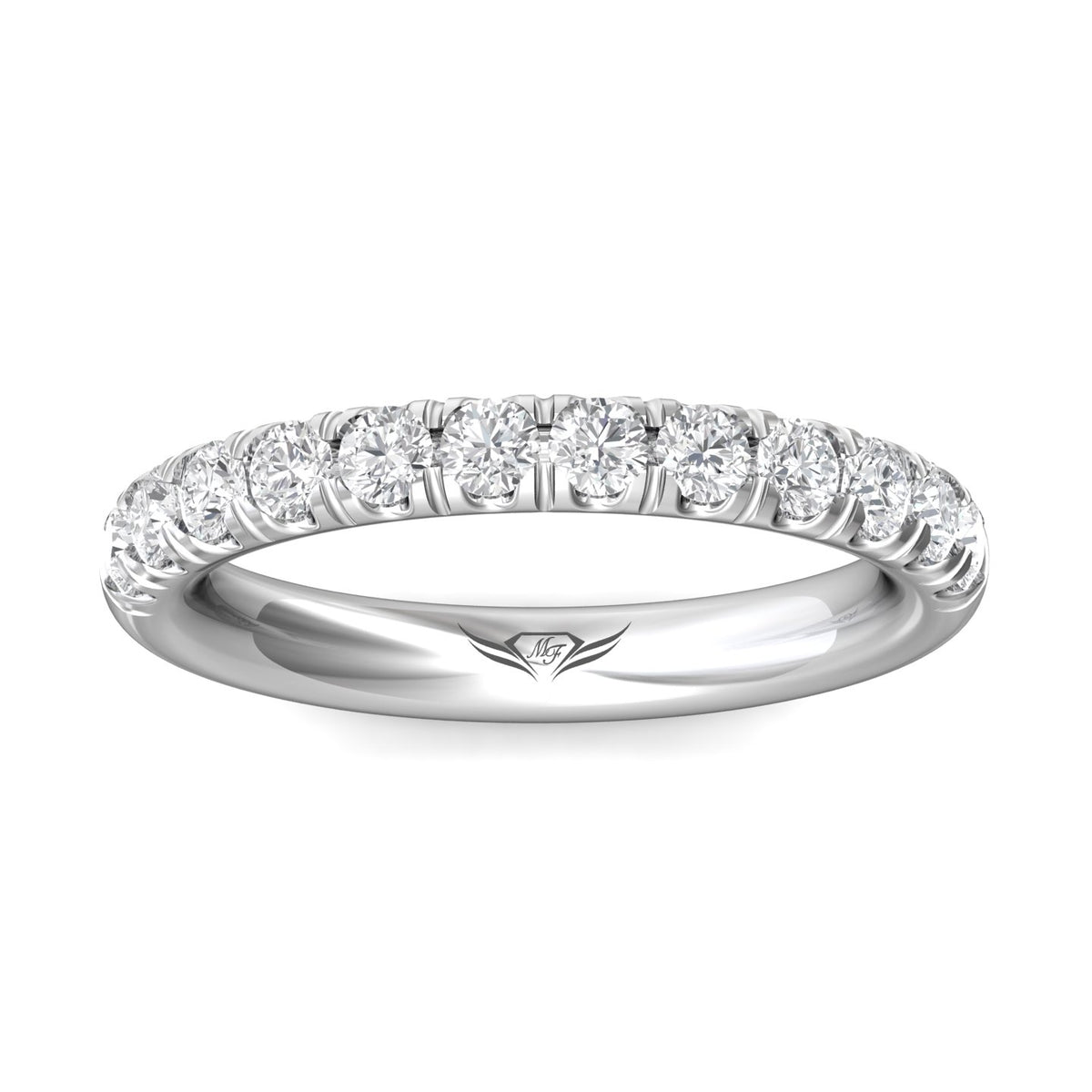 3/4ct. t.w. Diamond Wedding Band in 14K White Gold