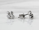 1ct. t.w. Newborn Lab Created Diamond Fashion Earrings in 14K White Gold