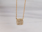 1/8ct. t.w. Diamond Cushion Pendant in 10K Yellow Gold