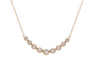 1/3ct. t.w. Diamond Graduated Curved Bar Pendant in 14K Yellow Gold