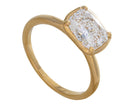 2ct. Elongated Cushion Cut Newborn Lab Created Diamond Bezel Set Solitaire Engagement Ring