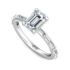 1 1/2ct. t.w. Diamond Engagement Ring in 14K White Gold