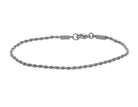 7" Stainless Steel Rope Chain Bracelet