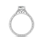 1/2ct. t.w. Princess Cut Diamond Engagement Ring in 14K White Gold