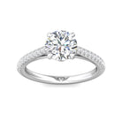 1/5ct. t.w. Diamond Engagement Ring in 14K White Gold