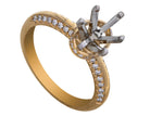 1/3ct. t.w. Diamond Engagement Ring in 14K Yellow Gold