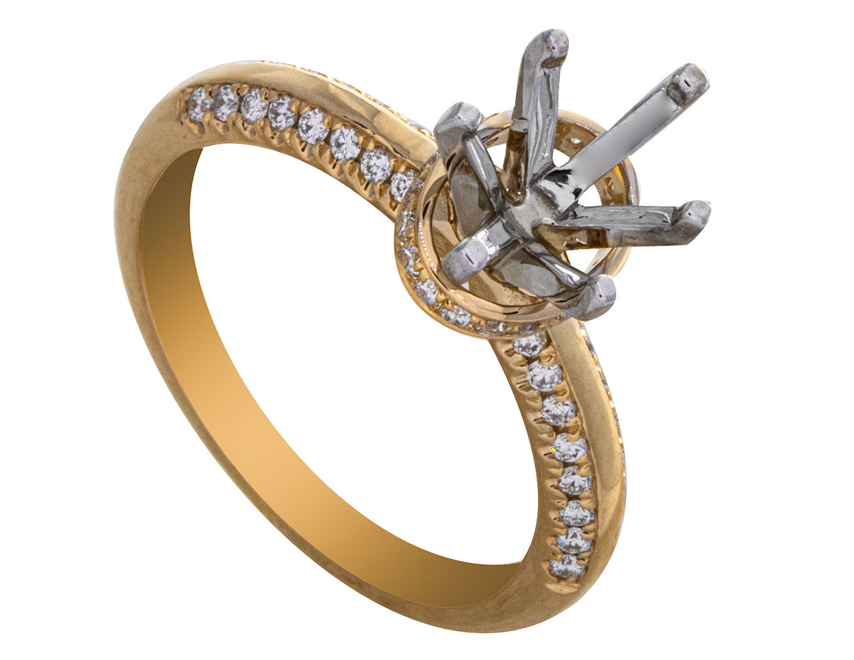 1/3ct. t.w. Diamond Engagement Ring in 14K Yellow Gold