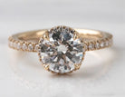 2 2/5ct. t.w. Round Cut Newborn Lab Created Diamond Engagement Ring in 14K Yellow Gold