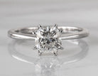 1.24ct. Kessler Square Radiant Cut Solitaire Engagement Ring in 14K White Gold