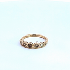 1/2ct. t.w. Bezel Set Dark Brown Diamond Fashion Ring in 14K Yellow Gold