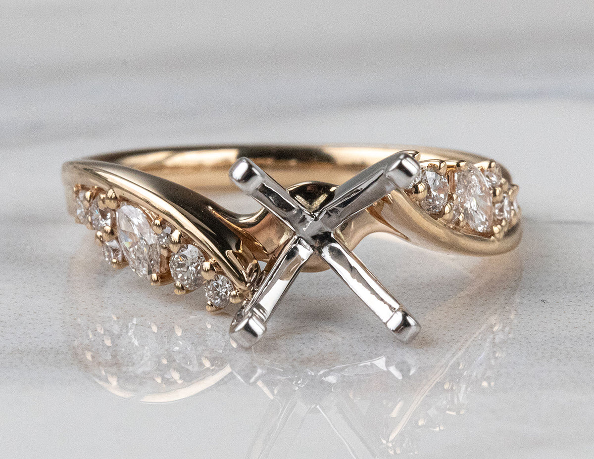 1/3ct. t.w. Diamond Engagement Ring in 14K Yellow Gold