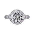 3/4ct. t.w. Round Cut Diamond Engagement Ring in 14K White Gold