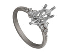 1/6ct. t.w. Diamond Engagement Ring in 14K White Gold