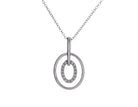 1/10ct. t.w. Diamond Pendant in Sterling Silver