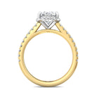 1/3ct. t.w. Diamond Engagement Ring in 14K Yellow and White Gold