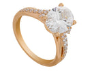 1/3ct. t.w. Lab Grown Diamond Engagement Ring in 14K Yellow Gold