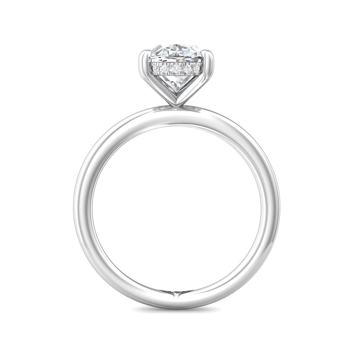 .06ct. t.w. Diamond Engagement Ring in 14K White Gold