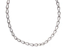 1/4ct. t.w. Diamond Knot Link Necklace in Sterling Silver