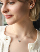 1/6ct. t.w. Heart Shape Newborn Lab Created Diamond Fashion Pendant in Sterling Silver