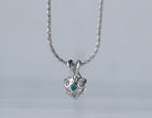 1ct. Newborn Lab Created Diamond Pendant in 14K White Gold