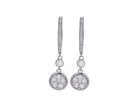 1/2ct. t.w. Diamond Drop Earrings in 14K White Gold